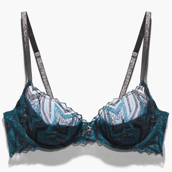 Savage X Fenty Other - Savage X Fenty Wildflower Blue Starstruck Embroidery 38C